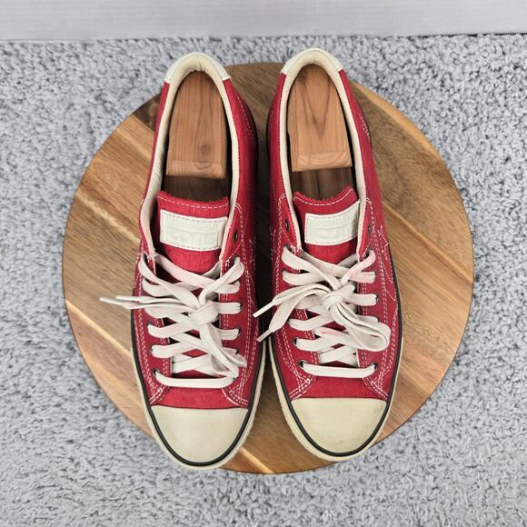 Converse Mens John Varvatos Star Player EV Ox Red Leather Casual Daily Sneaker 9 - Picture 5 of 13